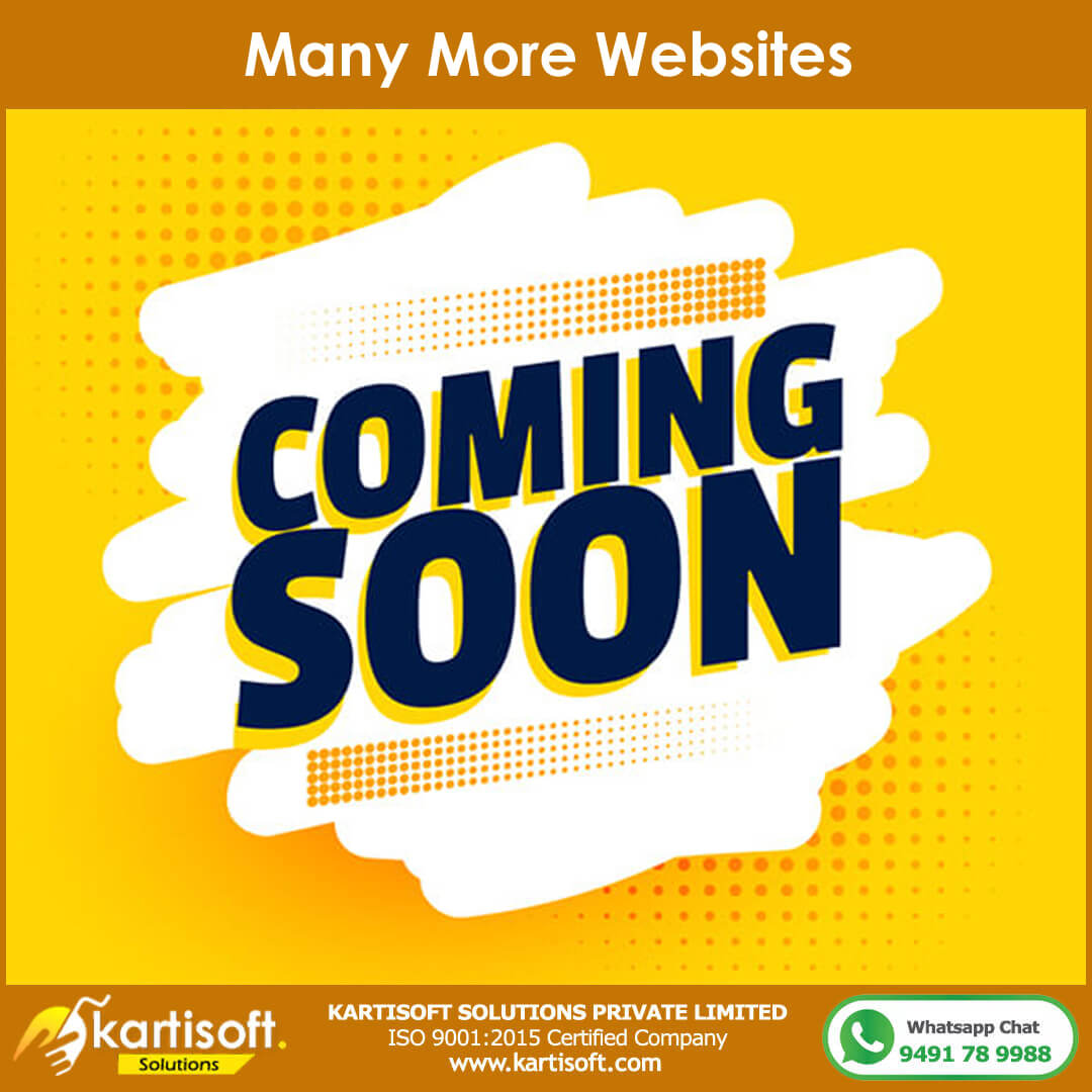 many more websites coming soon